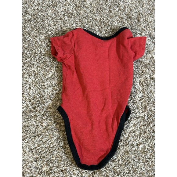 Disney Baby Mickey Mouse Pluto Red Short Sleeve Bodysuit 3–6 Months - Picture 3 of 8